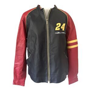 Jeff Gordon #24 Chase Authentics Vintage Wilsons Leather Womens Size XL Jacket